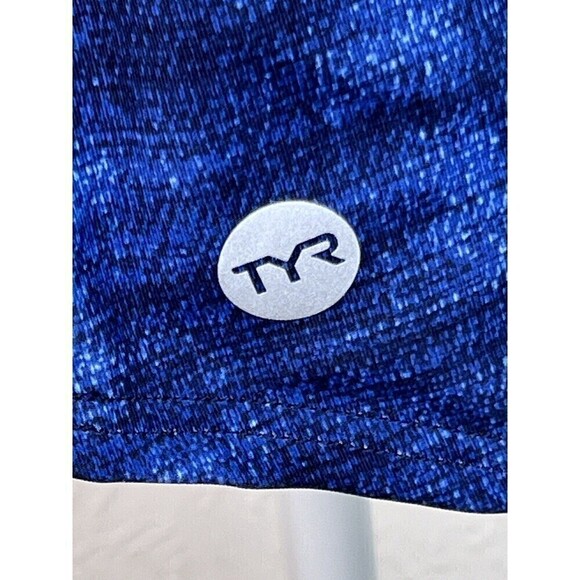 NWT TYR Maui Taylor Tankini Tank Razor Back Swim Denim Color Size Small (4/6) - Picture 7 of 11